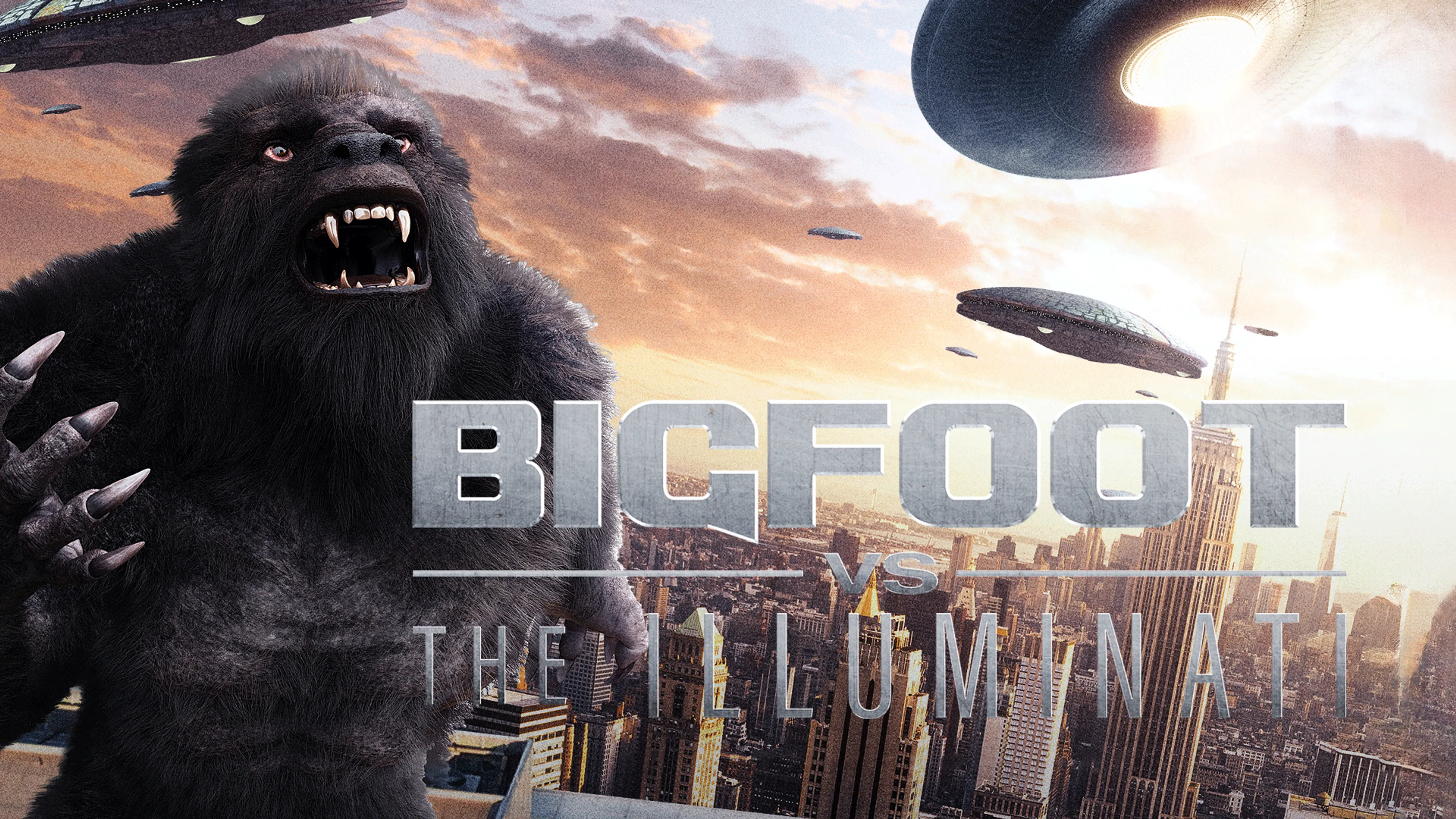 Bigfoot Vs The Illuminati poster